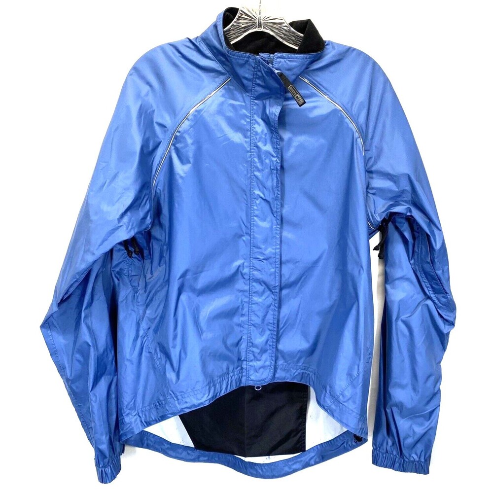 REI Co-op Women Cycling Jacket Size M Junction Hybrid Bike Softshell Blue 37249